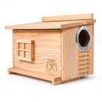 Side-Entrance Wooden Squirrel House
