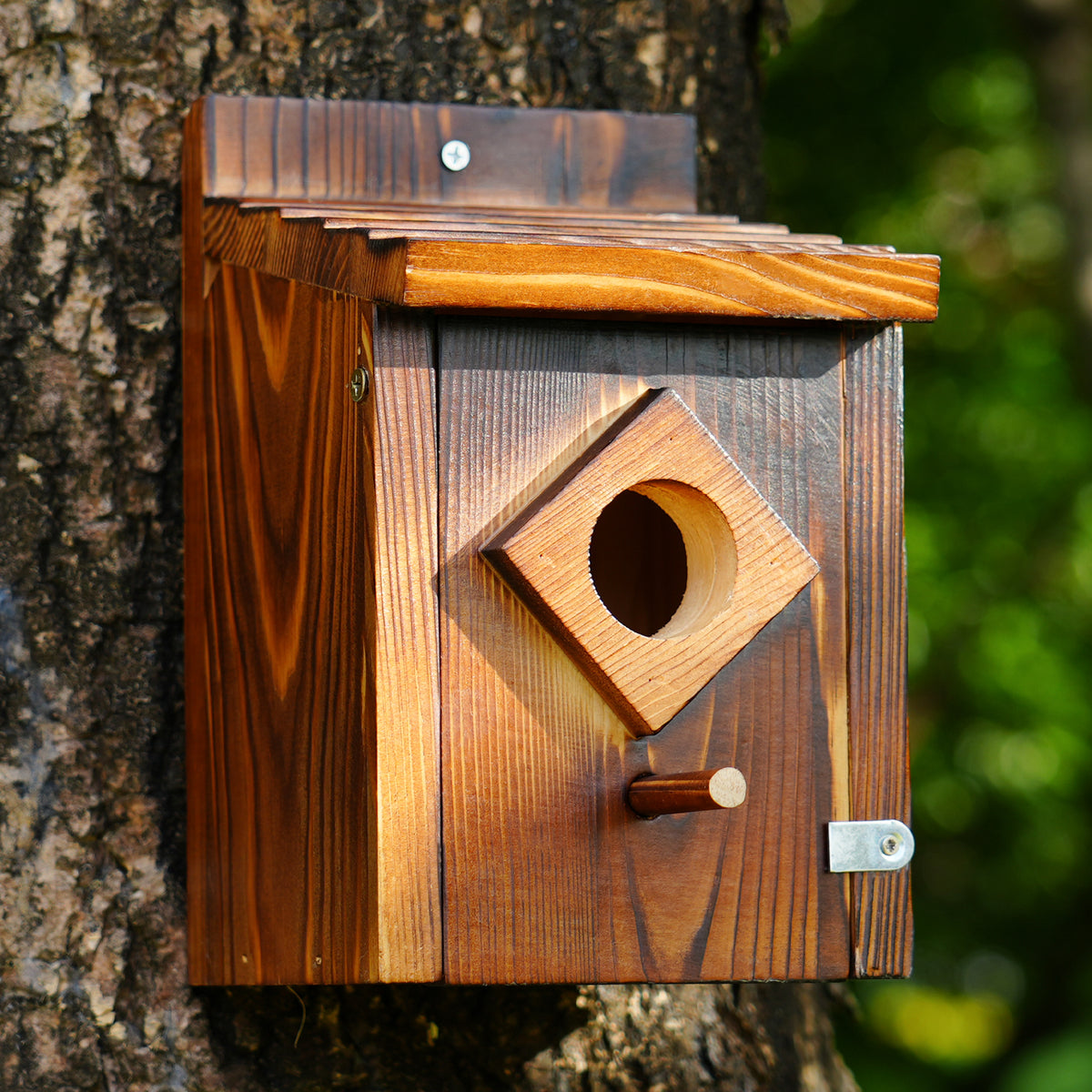 Wooden Outdoor Bird House