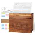 4x6 Recipe Card Box Organizer Set