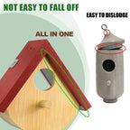 2-Pack Wooden Hummingbird Houses with Viewing Window