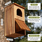 Extra Large Wooden Owl House