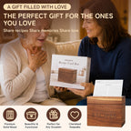 4x6 Recipe Card Box Organizer Set