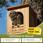 Extra Large Wooden Owl House