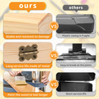 Natural Wood 3x5 & 4x6 Index Card Organizer Box Set