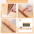 3-in-1 Small Pet Hay Feeder Station