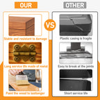 Torched Wood 3x5 & 4x6 Index Card Organizer Box