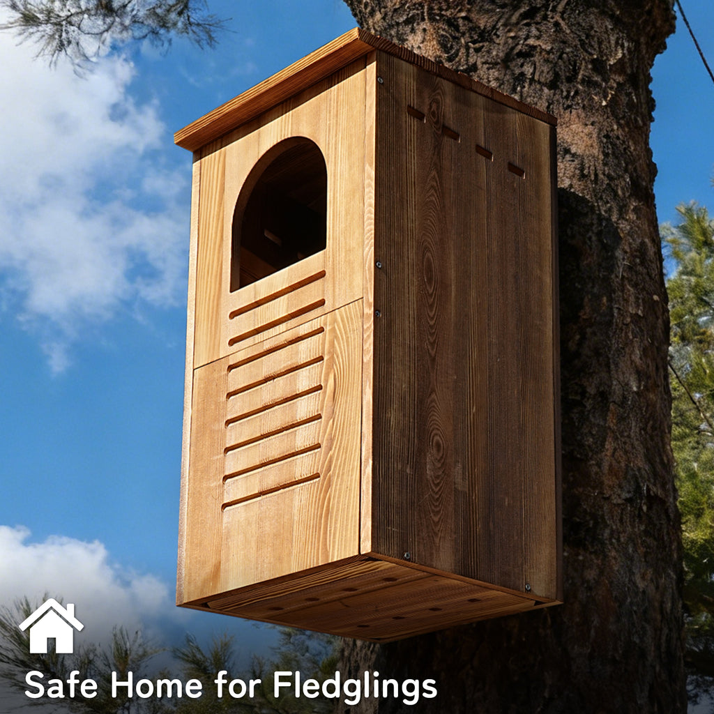 Extra Large Wooden Owl House