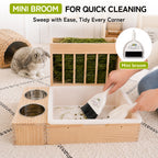 3-in-1 Small Rabbit Hay Feeder Station