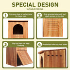 Extra Large Wooden Owl House